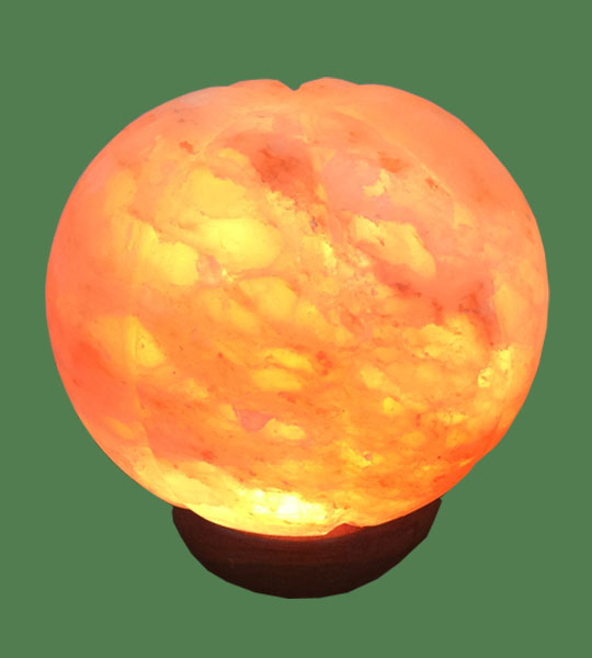 Himalayan Salt Lamp Shaped Pink Pumpkin